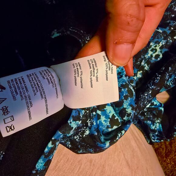 Speedo Rushed Waist One Piece Swimsuit - Size 8 - Picture 4 of 4